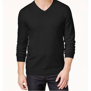 Alfani Black Men’s V Neck Sweater